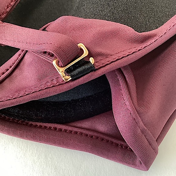 Tavik Maroon & Blue Floral Bikini Top Adjustable Straps New with Tags Size Small - Picture 12 of 16